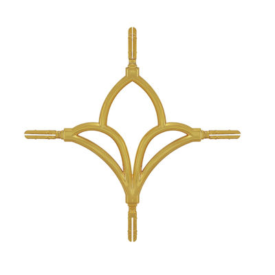 16*7 Connettore di decorazione in oro in alluminio bar georgiano per finestre a doppio vetro
