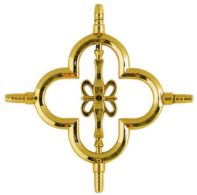 Estrussione di alluminio a fiore georgiano di piccole dimensioni per vetro decorativo 6-27A