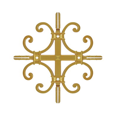 Accessori per finestre di vetro isolante in alluminio con inserti decorativi a barra georgiana