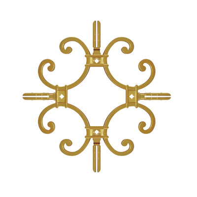 Imitazione d'oro pietre preziose disegno ornamento interno in plastica per il moderno fiore bar georgiano